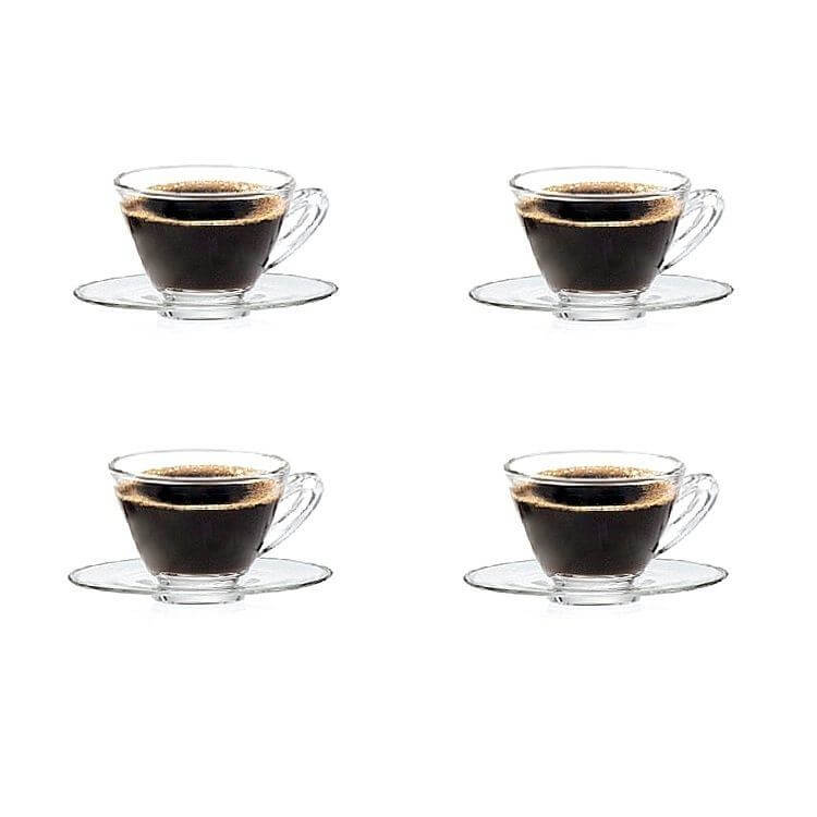 Tempered Glass Cups 230ml Fine Coffee Company Singapore Malaysia