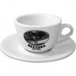 Bezzera Cappuccino Cups - "Bezzera since 1901" - 170ml with Saucer (Set of 6)