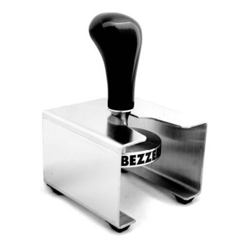Bezzera Stainless Steel With Black Handle Tamper Set