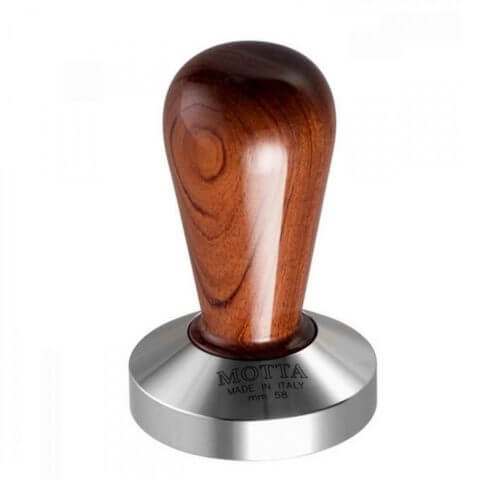 Motta Tamper Bubinga Wood Flat Base 58MM