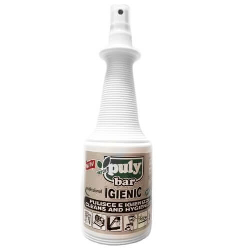 Puly Caff Bar Igienic Spray Green Powered 218ML Food Grade Sanitizing Cleaner