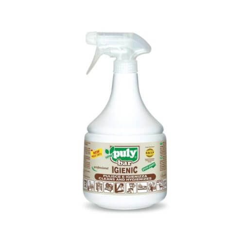 Puly Caff Bar Igienic Spray Green Powered 1 Litre Food Grade Sanitizing Cleaner