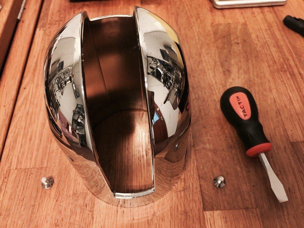 Lubricating Bezzera Strega's Piston 5 Strega cap removed