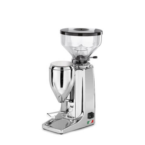 Quamar Q50S Manual On Demand Grinder Lucido Polished Aluminium, 54MM