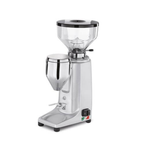 Quamar Q50S Manual On Demand Grinder Metallic Silver Grey, 54MM