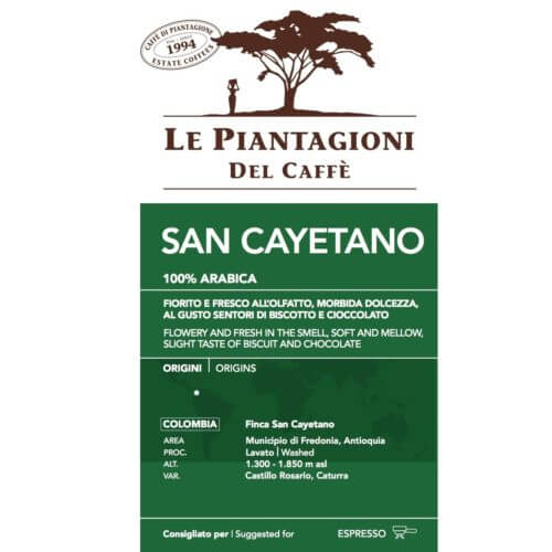 Le Piantagioni Coffee Bean - SAN CAYETANO
