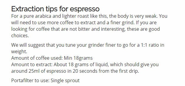 espresso tips