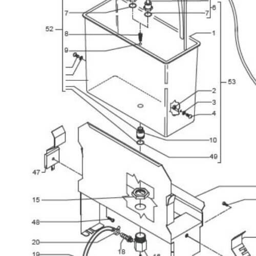 Bezzera spare part  -Water tank