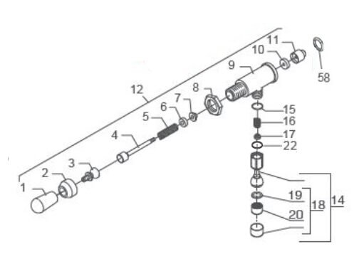 Bezzera water wand kit bz range