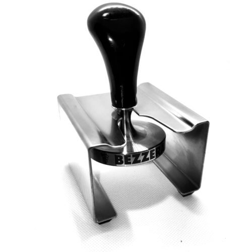 Bezzera Stainless Steel With Black Handle Tamper Set