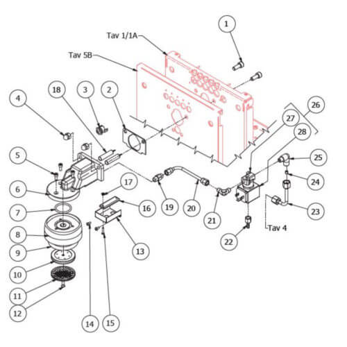 Bezzera 3 way solenoid 7702412