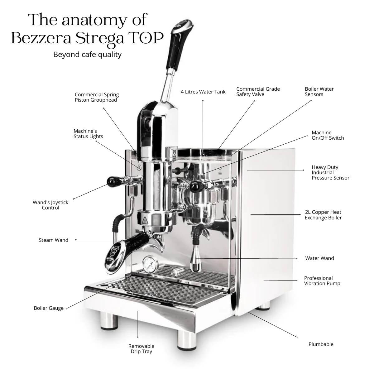 Bezzera Strega TOP Anatomy