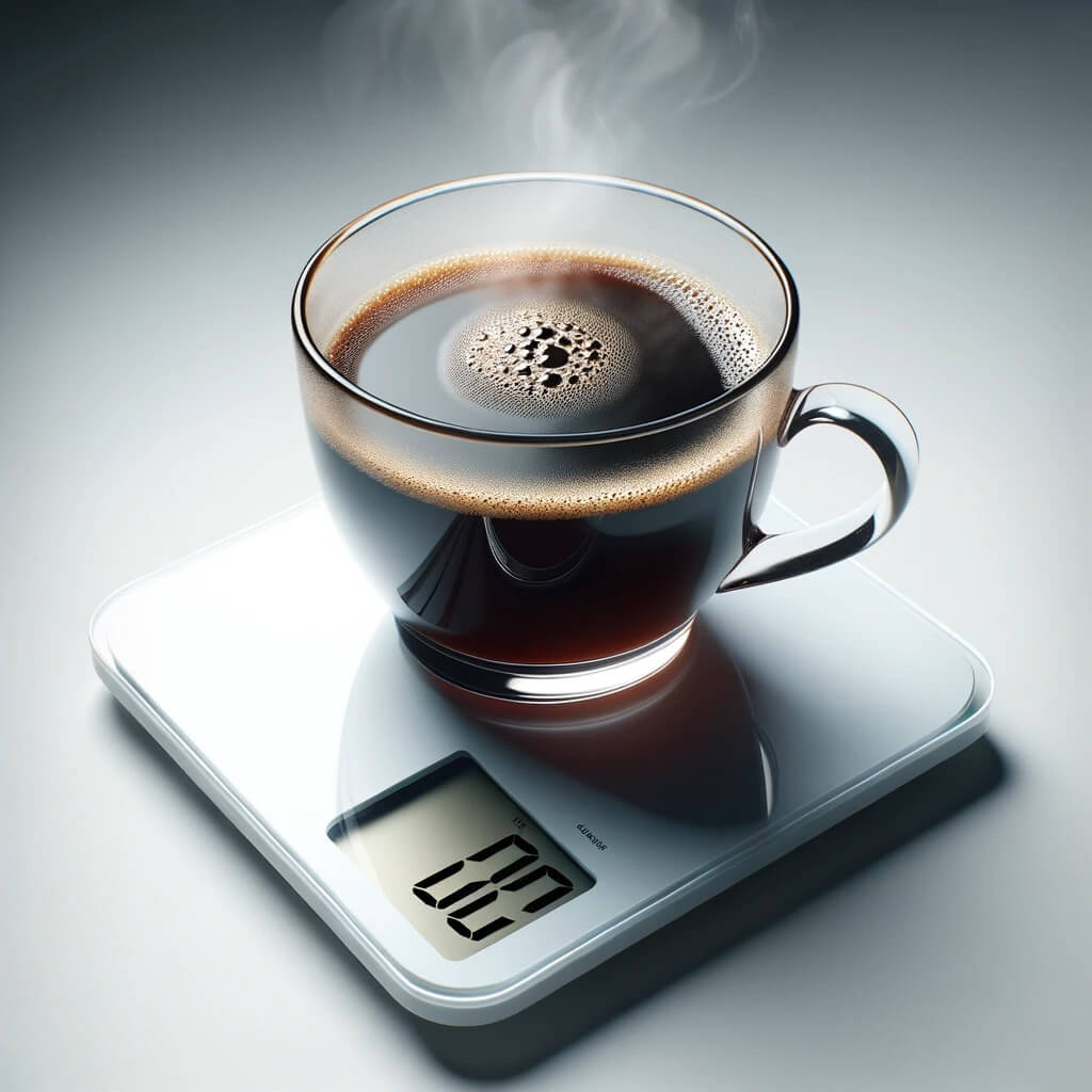 https://www.finecoffeecompany.com/wp-content/uploads/2023/10/DALL%C2%B7E-2023-10-10-11.12.10-Photo-of-a-slender-glass-coffee-cup-with-its-dark-steaming-liquid-inside-placed-on-a-digital-scale-displaying-a-declining-number-symbolizing-weigh.jpg